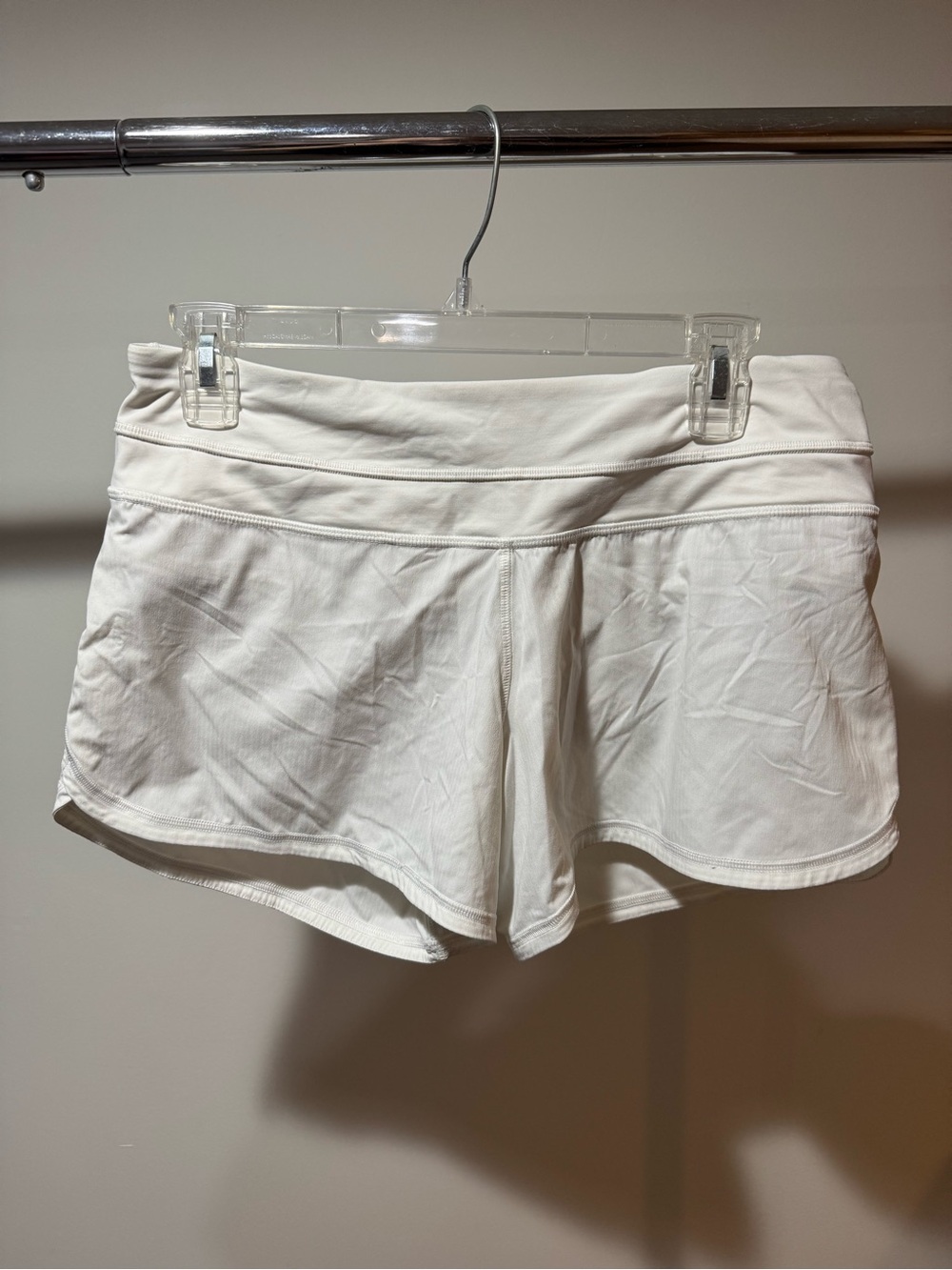 lululemon athletica White High-Waist Athletic Shorts